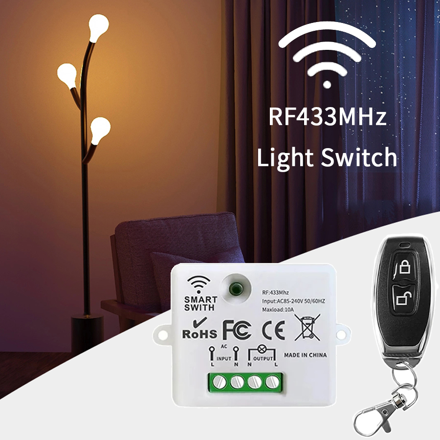 Smart Home Life - RF 433MHz Wireless Remote Control Switch