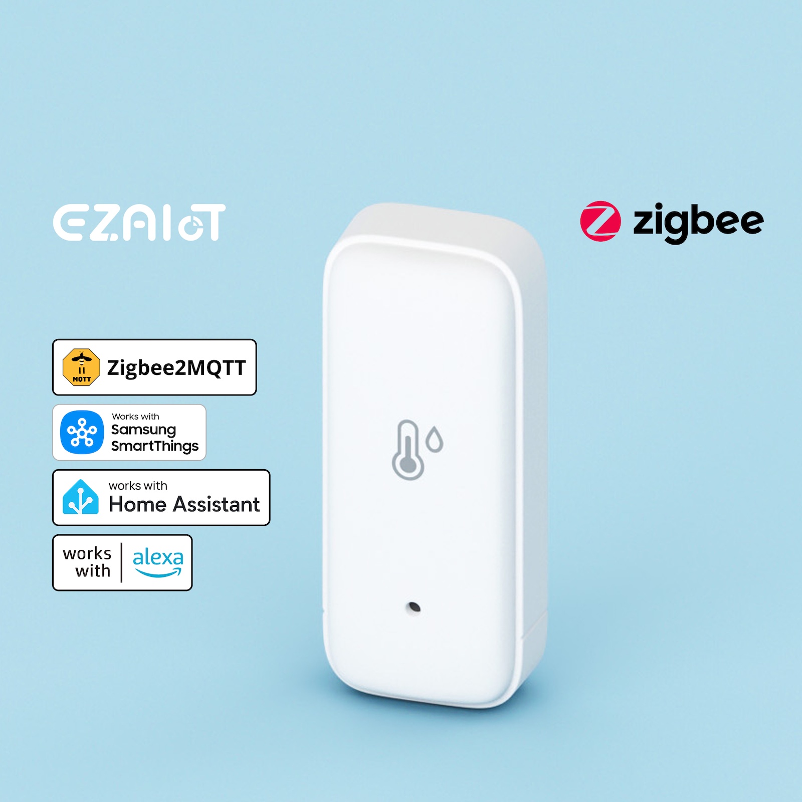 Smart Home Samsung - Tuya Smart Zigbee 3.0 Temperature Humidity