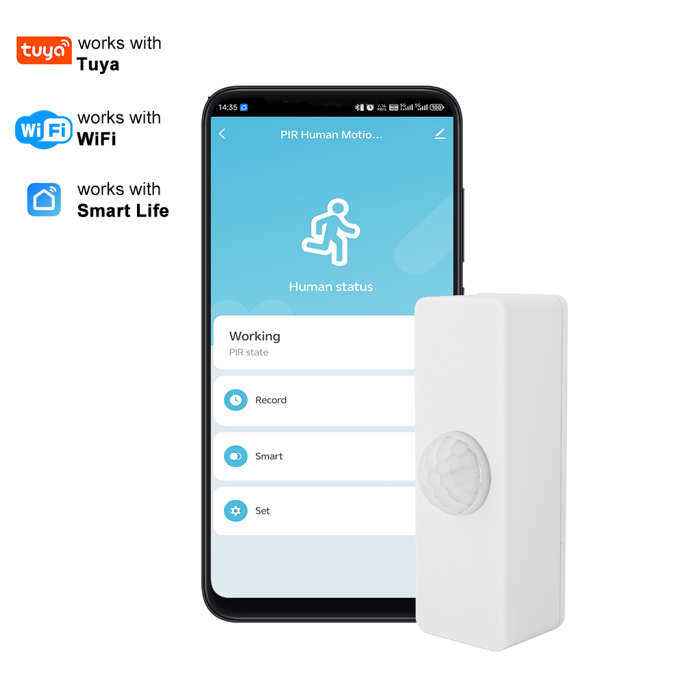 Smart Home Monitor - Tuya Smart PIR Motion Sensor Smart