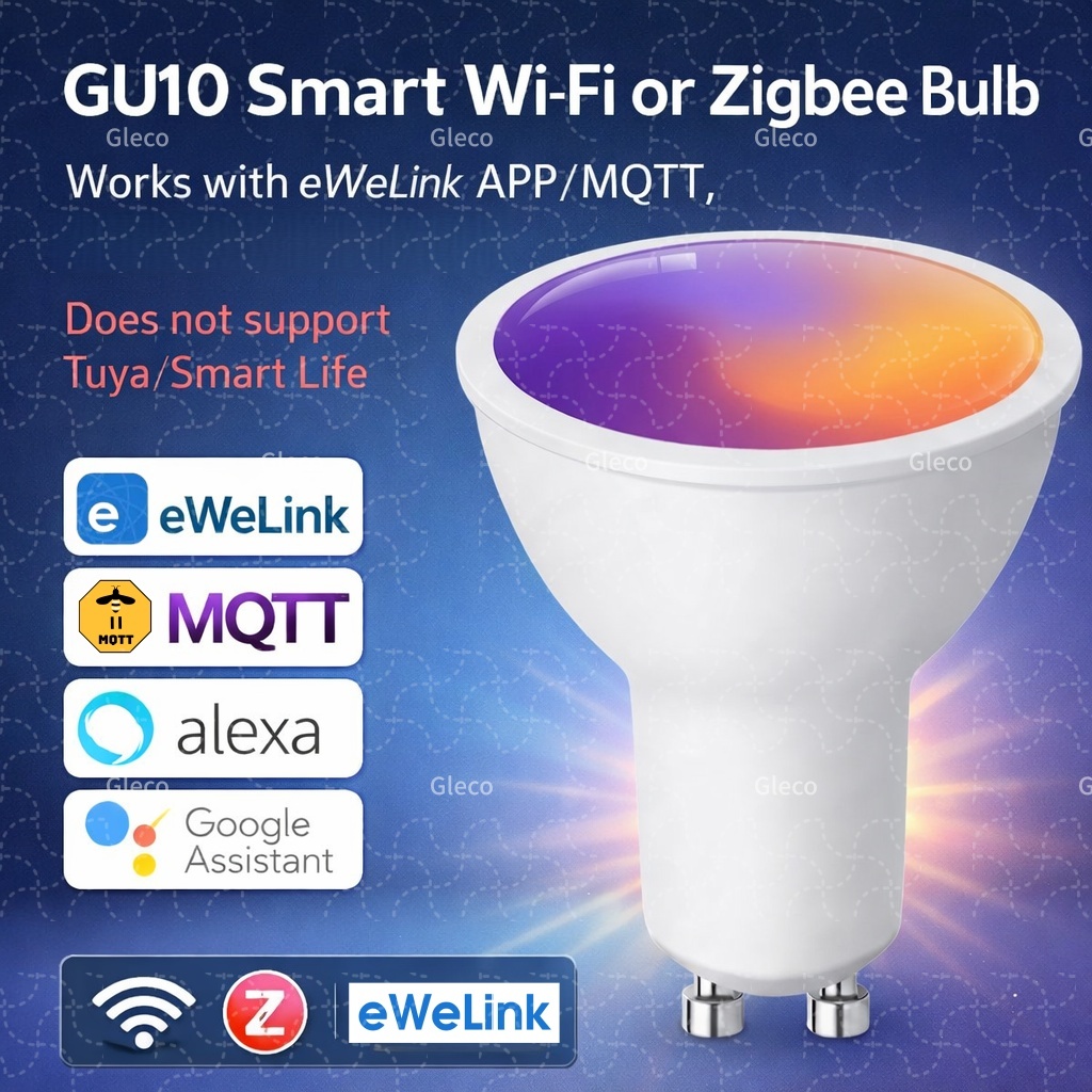 Smart Home Samsung - Ewelink GU10 Zigbee LED Bulbs Wifi