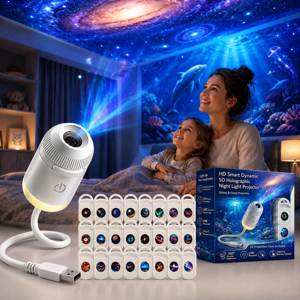 Smart Home Life - HD Smart Dynamic 5D Holographic Night