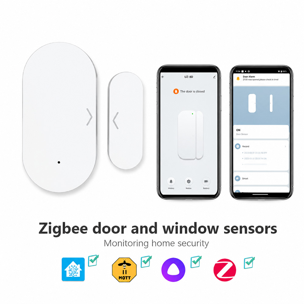 Smart Home Features - Zigbee 3.0 Door Window Sensor Magnetic