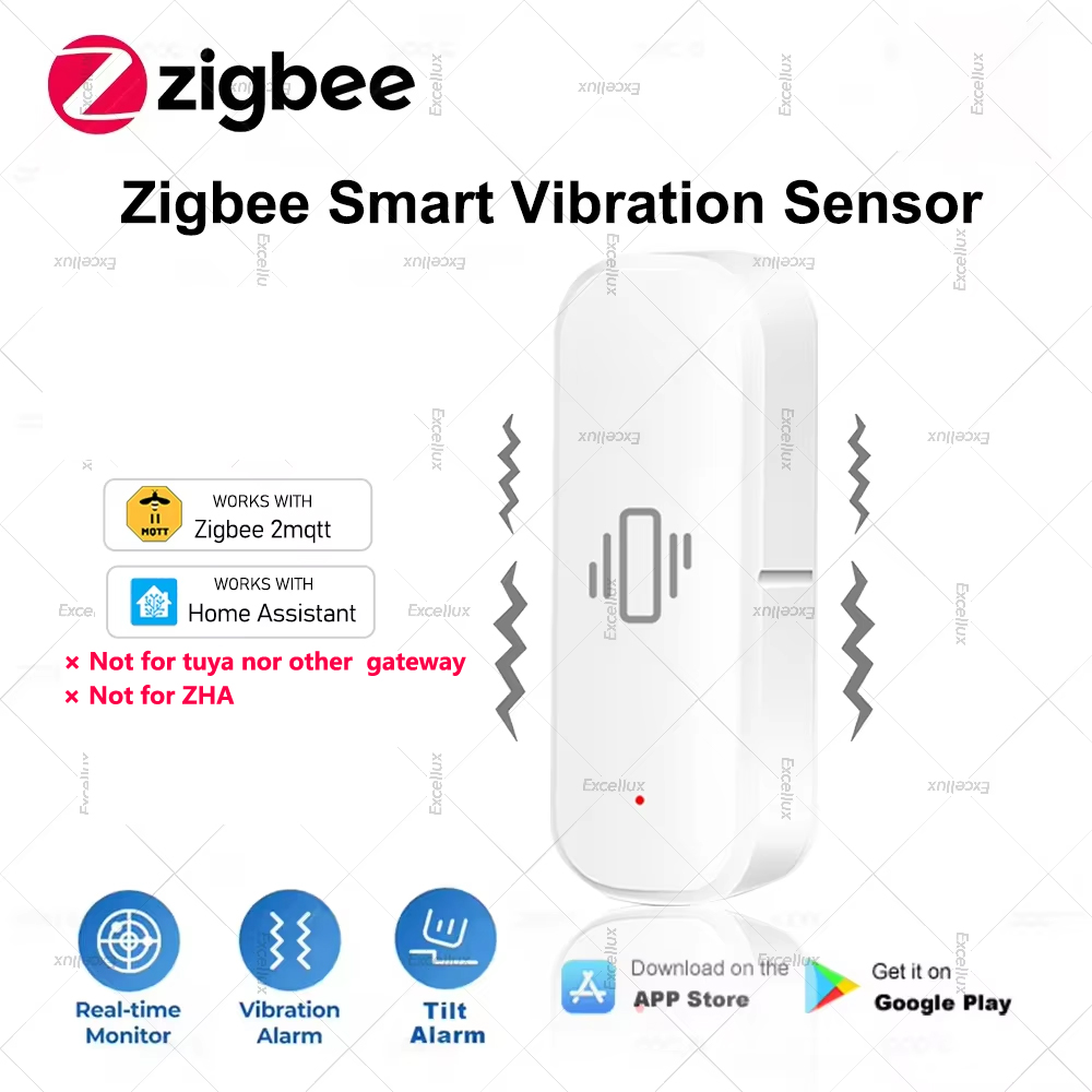 Smart Home Monitor - Zigbee Smart Vibration Sensor Home Security