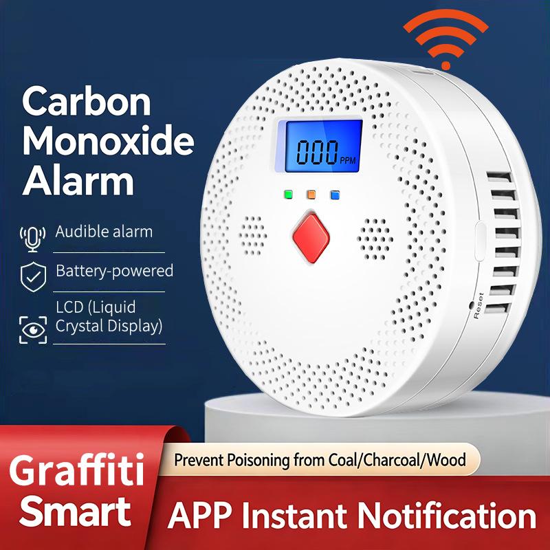 Smart Home Monitor - WiFi Smart Carbon Monoxide Detector Alarm