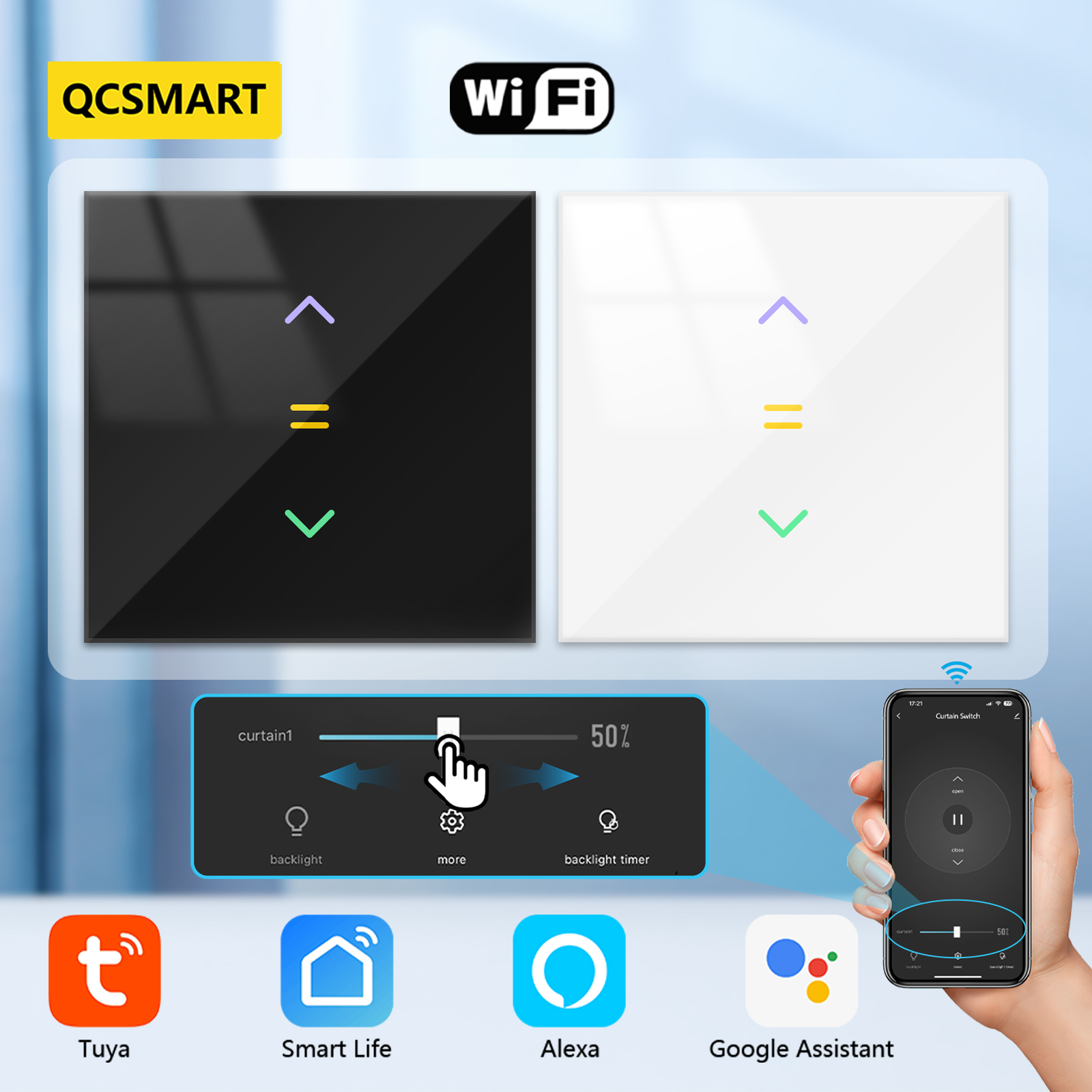 Smart Home For Windows - QCSMART Tuya Smart Life App Curtain