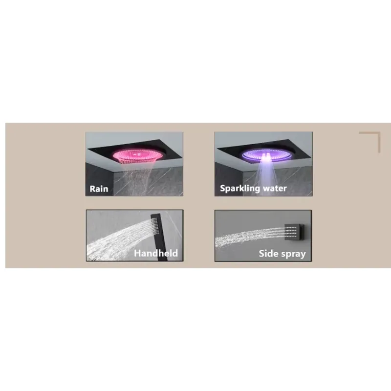 Smart LED Shower Set Bathroom  - Smart Home In Us 评论和价格
