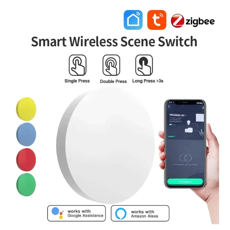 Tuya ZigBee Smart Wireless But - Smart Home Life 评论和价格