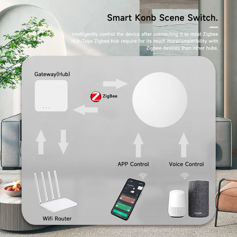 Tuya ZigBee Smart Wireless But - Smart Home Life 评论和价格