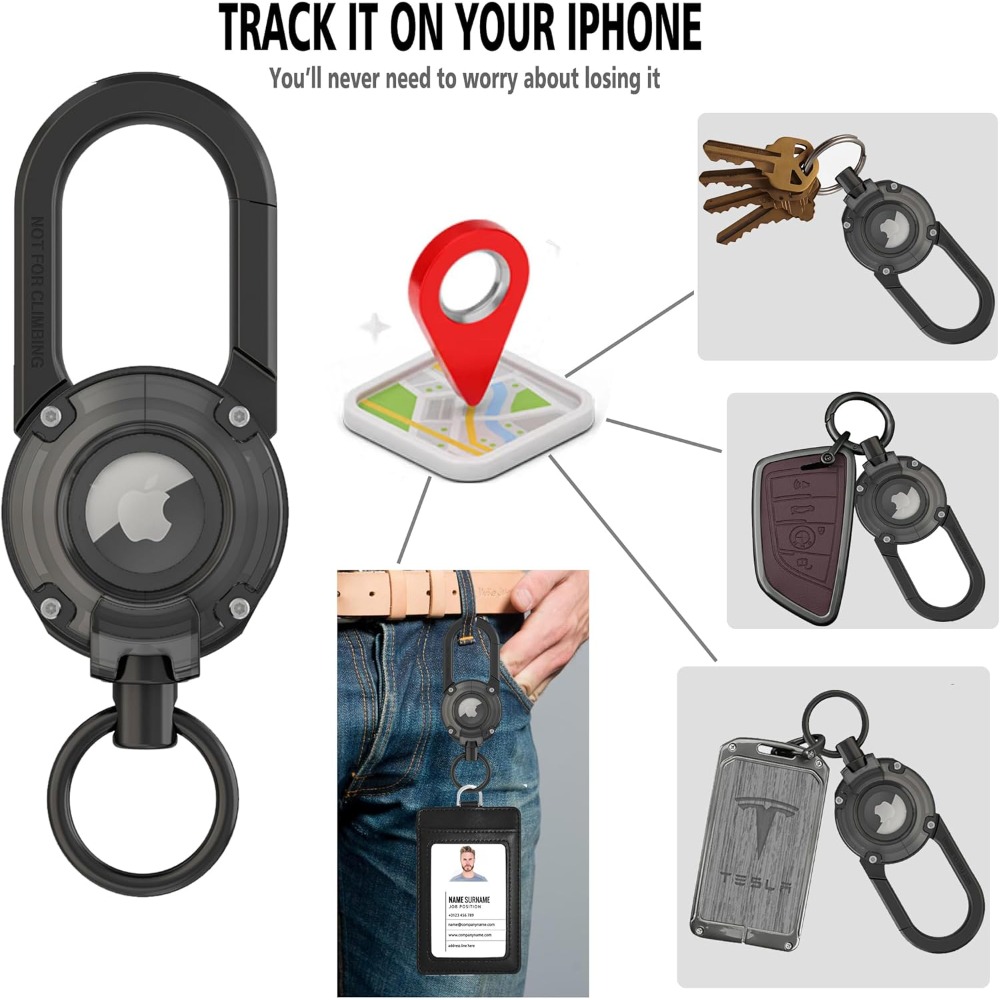 For AirTag Holder Keychain,All - Smart Home Hub Apple 评论和价格