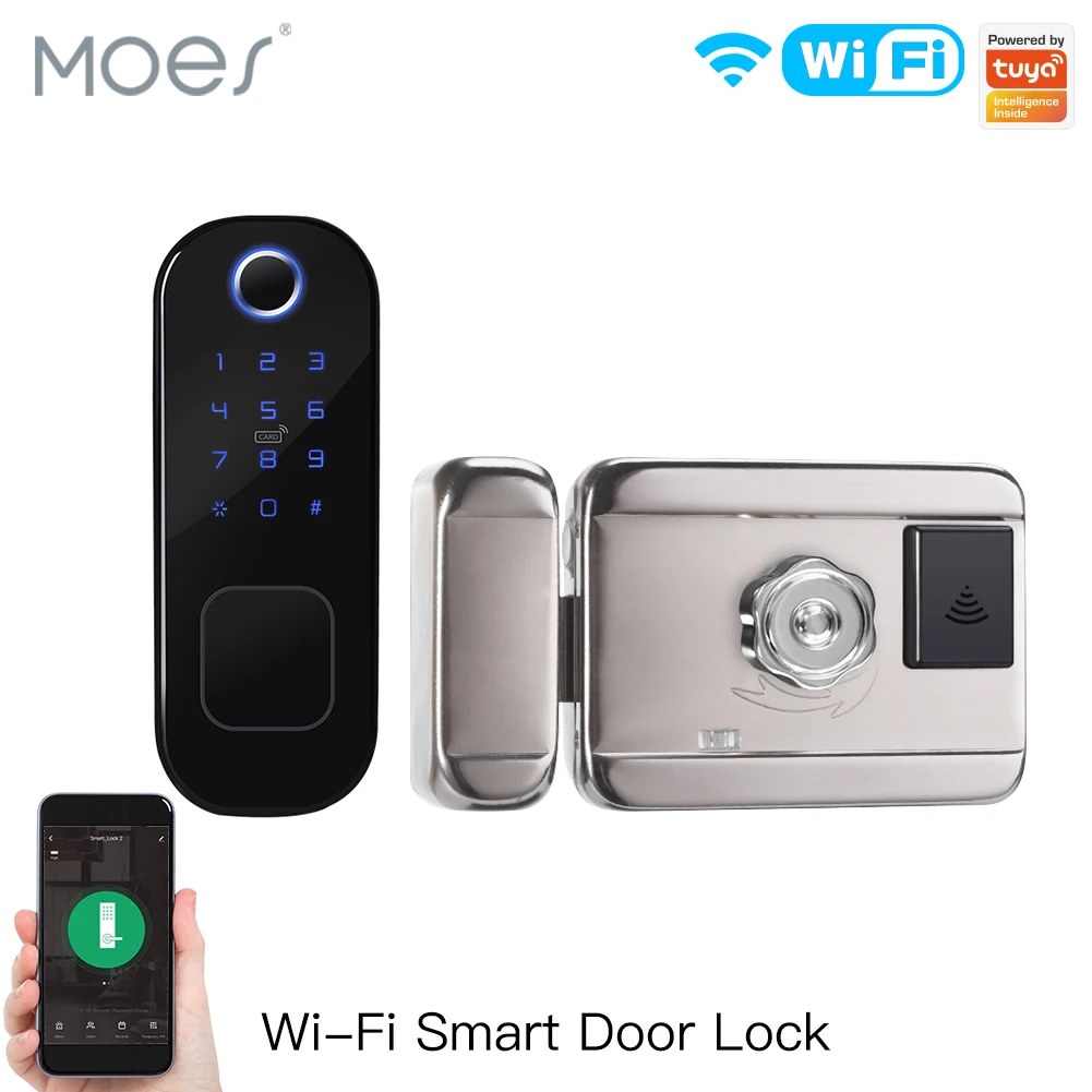 MOES WiFi Tuya Smart Lock Door - Smart Home Door Lock 评论和价格