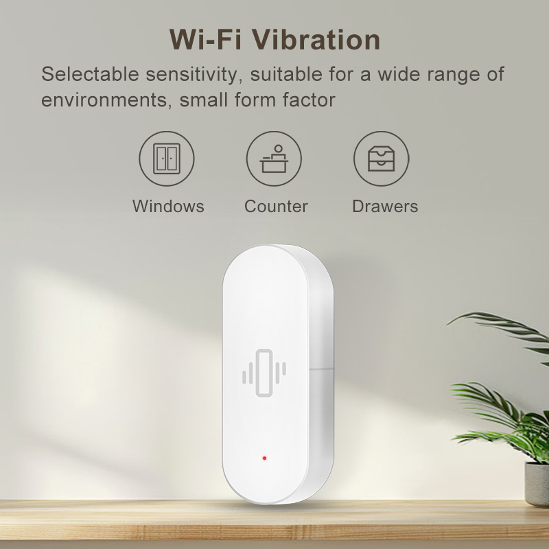 Tuya WiFi Vibration Sensor, Se - Smart Home Features 评论和价格
