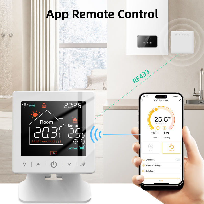 Smart home Wifi thermostat tuy - Smart Home Furniture 评论和价格