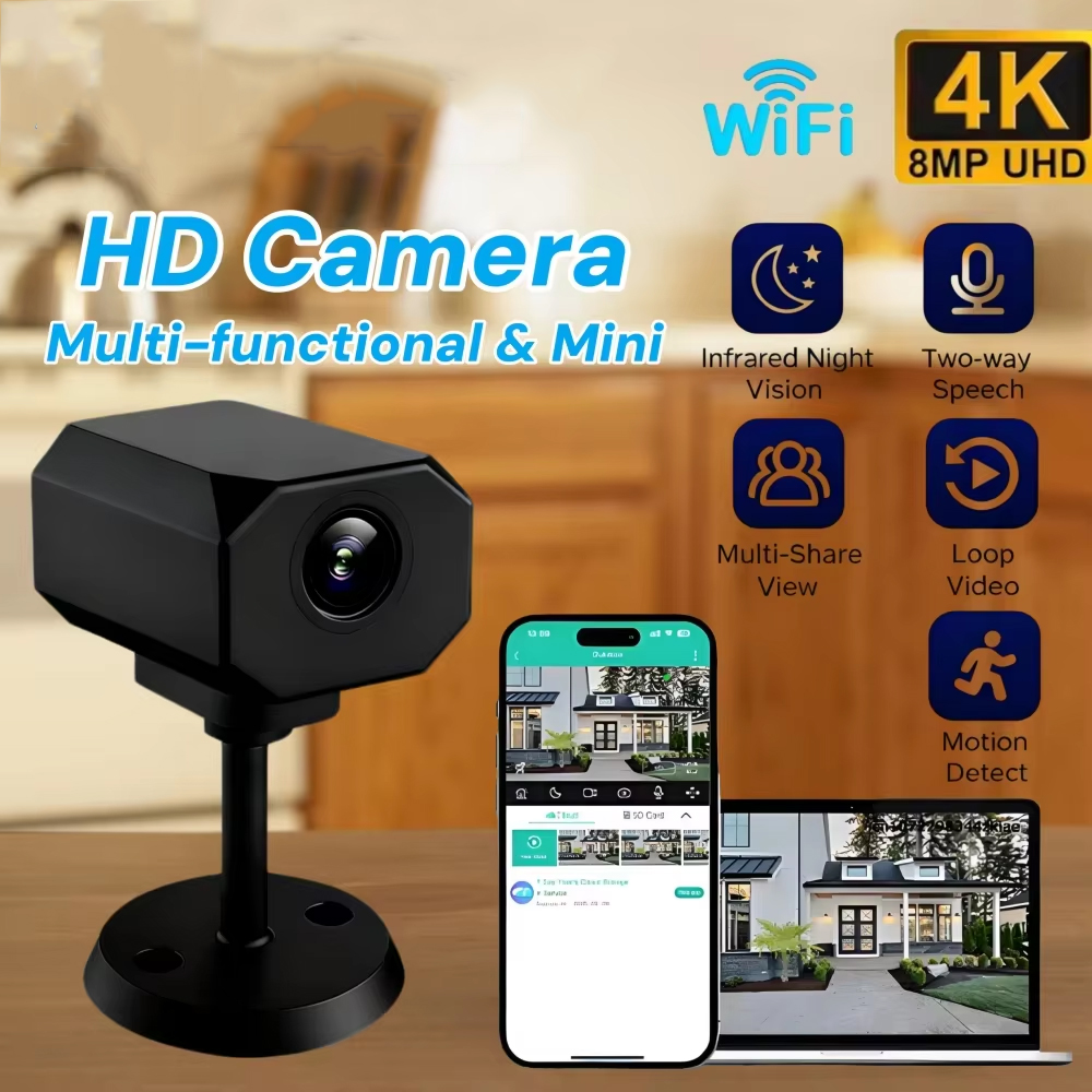 4K HD WiFi Security Camera for - Smart Home Monitor 评论和价格