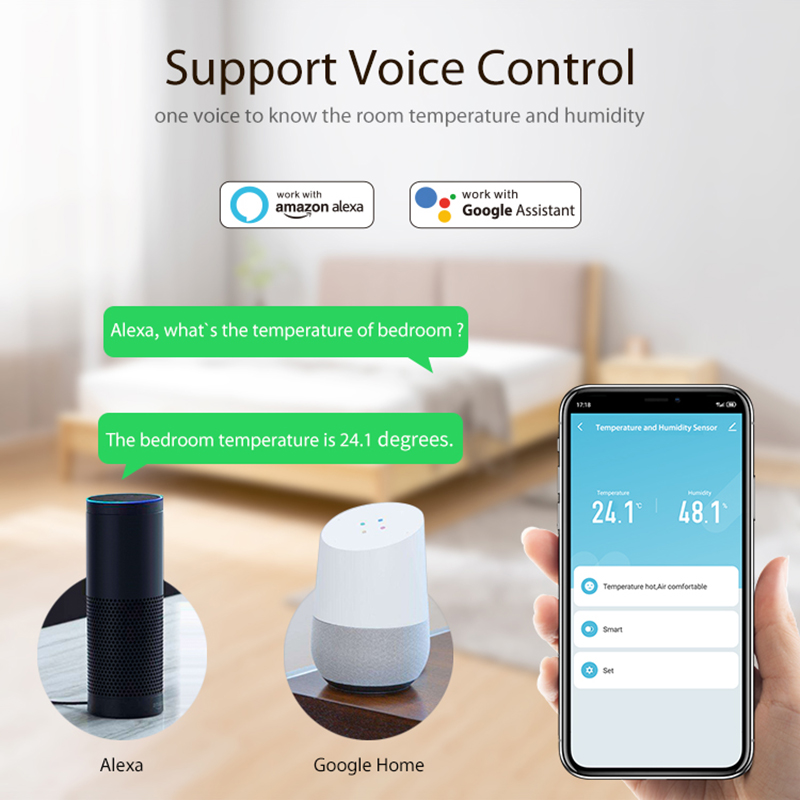 Tuya Smart Zigbee Temperature  - Smart Home Samsung 评论和价格