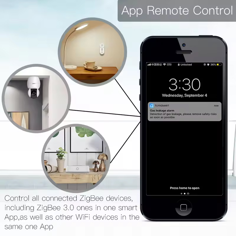 Moes Tuya ZigBee 3.0 Smart Gat - Smart Home Vimar 评论和价格