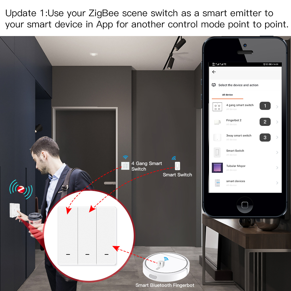 MOES Tuya ZigBee Scene Switch  - Smart Home Life 评论和价格