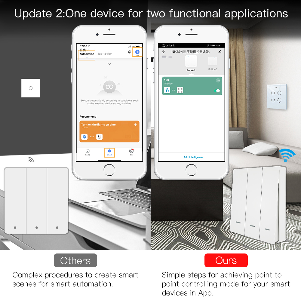 MOES Tuya ZigBee Scene Switch  - Smart Home Life 评论和价格