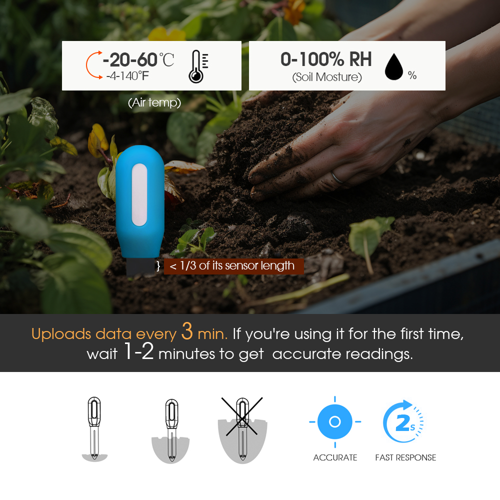 1PCS Tuya Zigbee Soil Sensor H - Smart Home Monitor 评论和价格