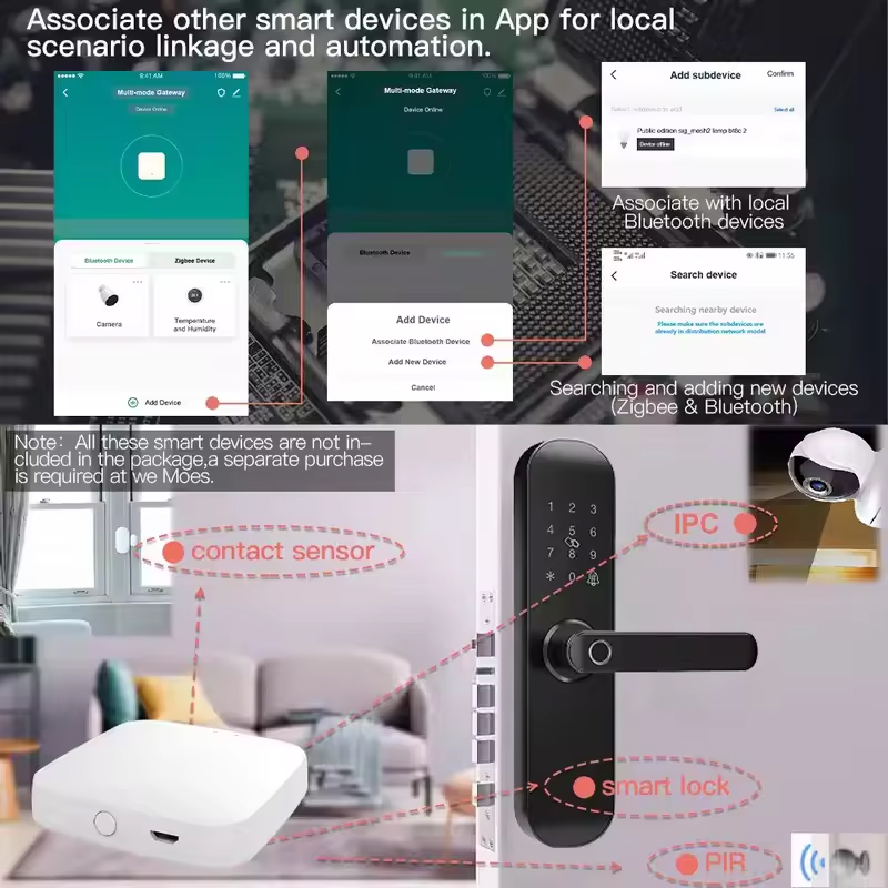 MOES Tuya ZigBee3.0 Smart Hub, - Smart Home Vimar 评论和价格
