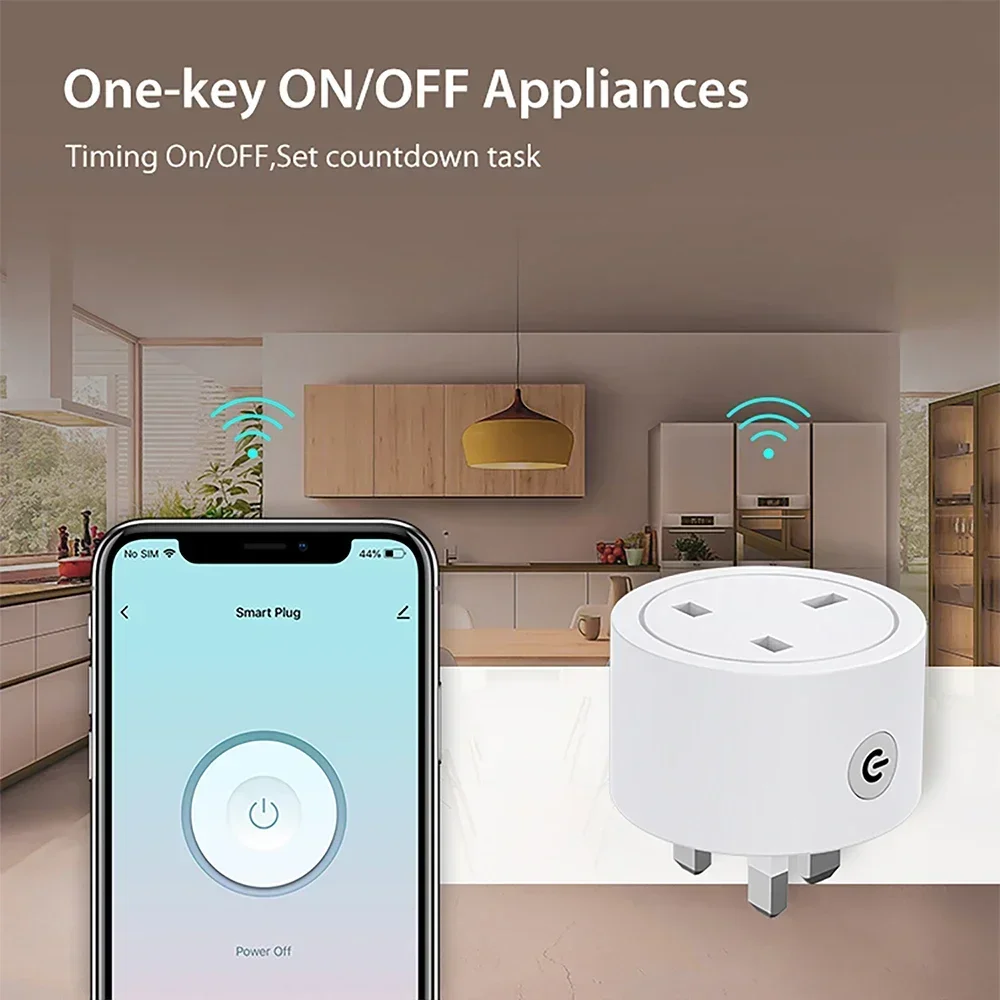 Zigbee Smart Plug 16A UK Socke - Smart Home Monitor 评论和价格
