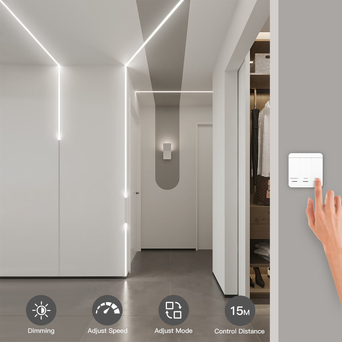 Smart Addressable1-4pcs LED St - Smart Home Furniture 评论和价格