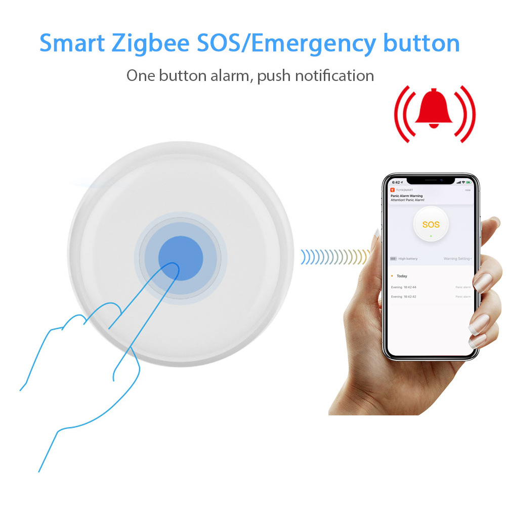 Wireless Panic Button Tuya Old - Smart Elderly Home 评论和价格