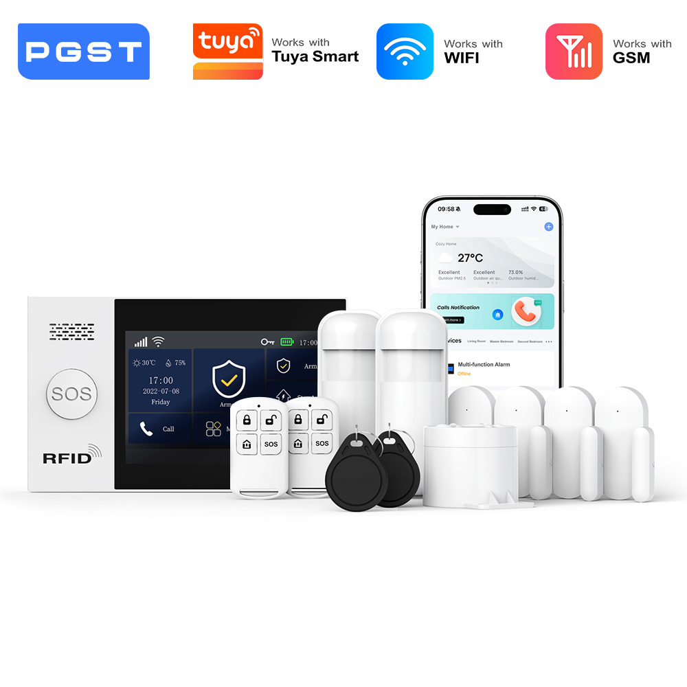 PGST 2G GSM WiFi Alarm System  - Smart Home Vimar 评论和价格