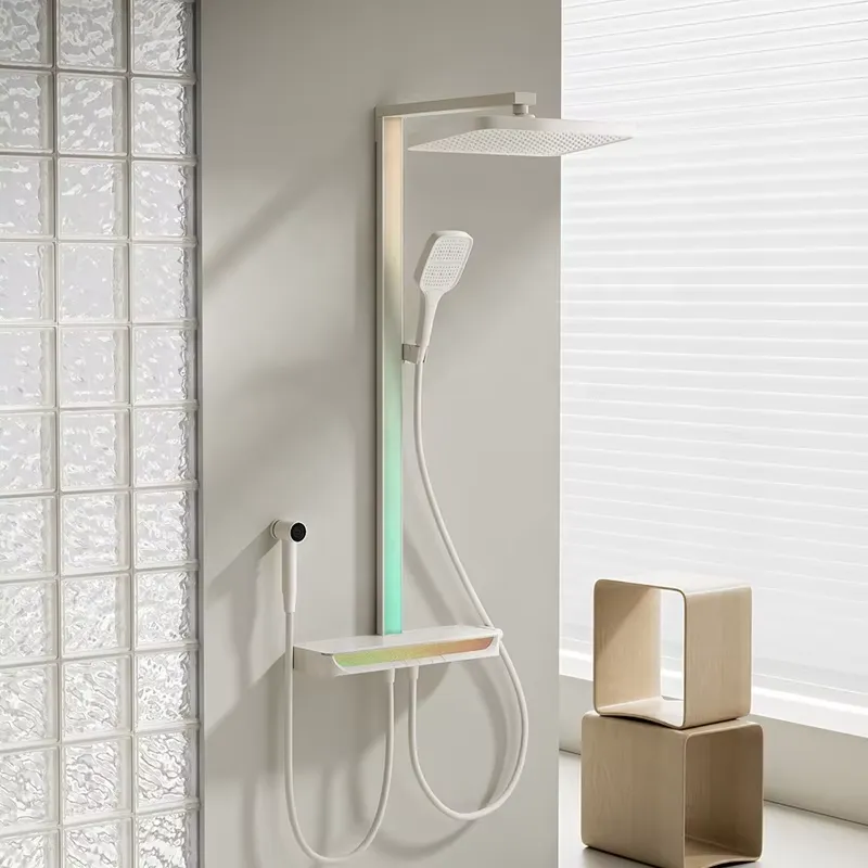 Brass Digital Waterfall Shower - Smart Home In Us 评论和价格