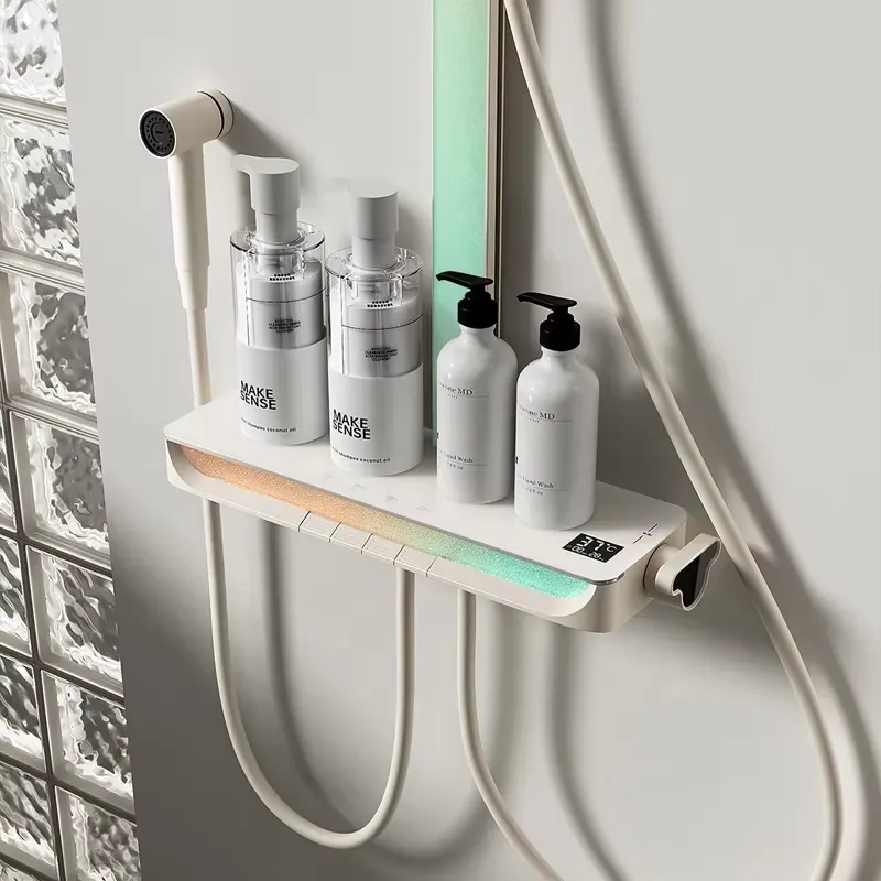 Brass Digital Waterfall Shower - Smart Home In Us 评论和价格