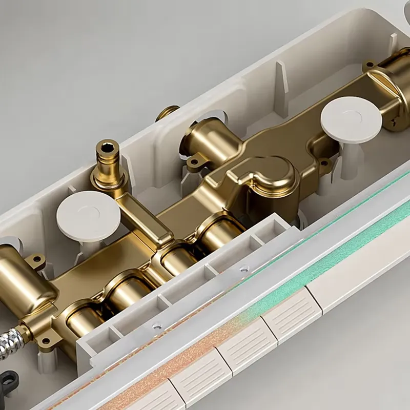 Brass Digital Waterfall Shower - Smart Home In Us 评论和价格