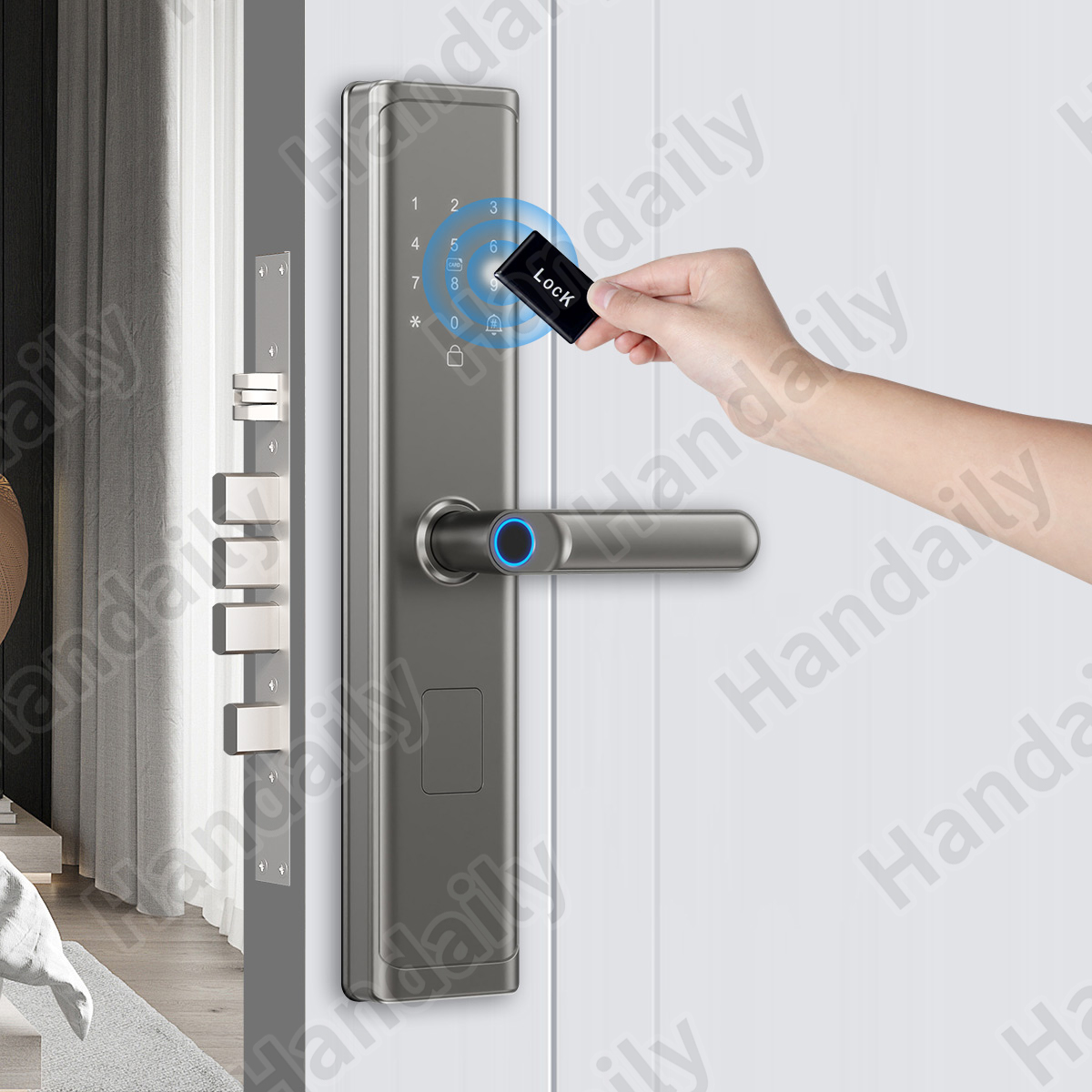 Tuya Wifi TTlock App Fingerpri - Smart Home Door Lock 评论和价格