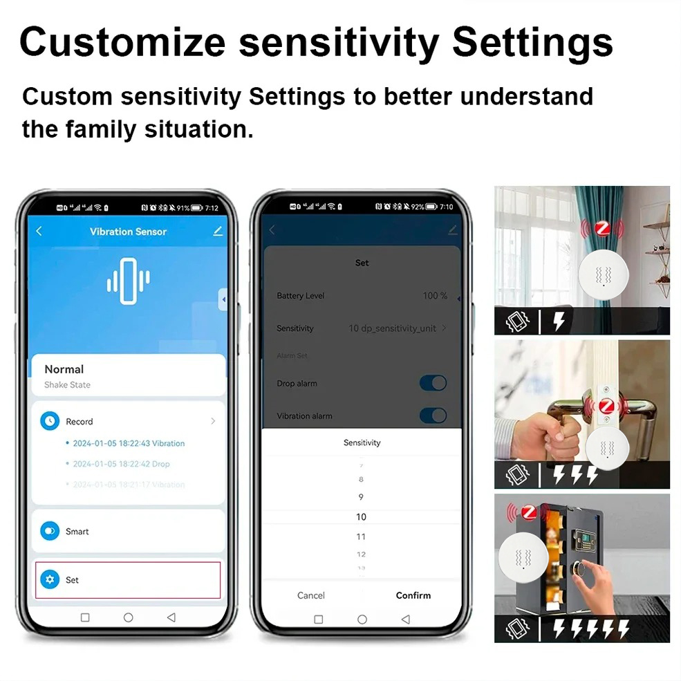 Tuya ZigBee Smart Vibration &  - Smart Home Monitor 评论和价格