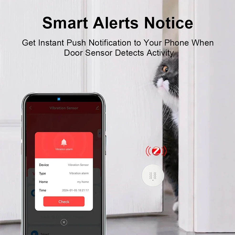 Tuya ZigBee Smart Vibration &  - Smart Home Monitor 评论和价格