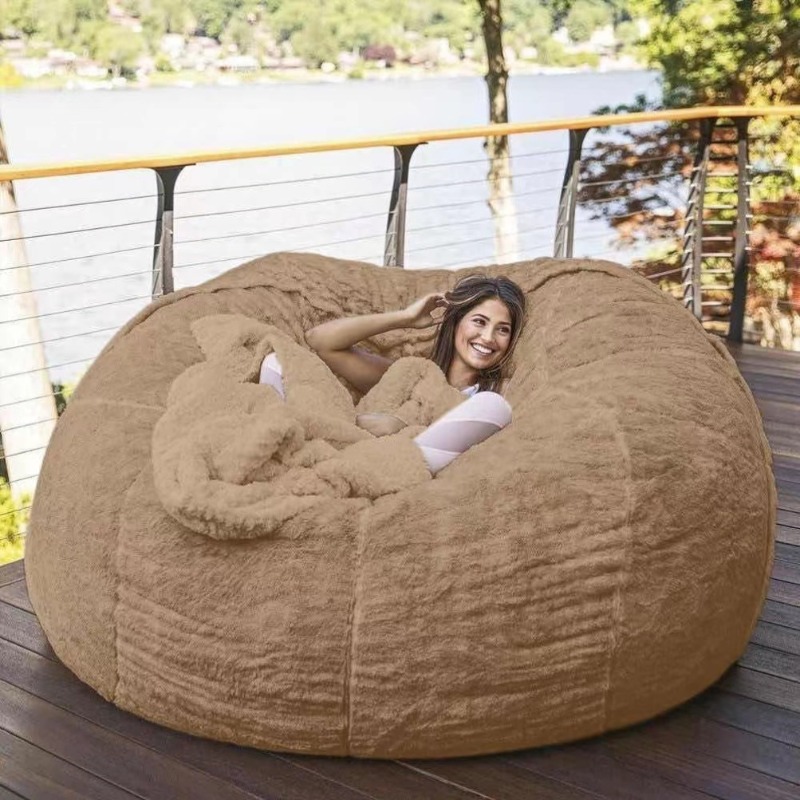 Blue Designer Lazy Bean Bag So - Smart Home Furniture 评论和价格