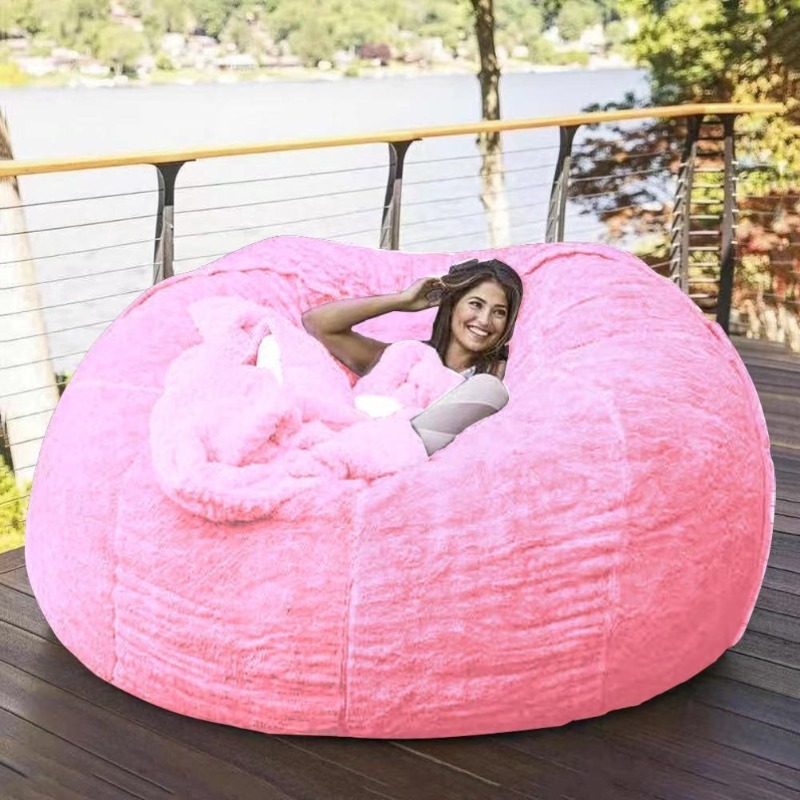 Blue Designer Lazy Bean Bag So - Smart Home Furniture 评论和价格