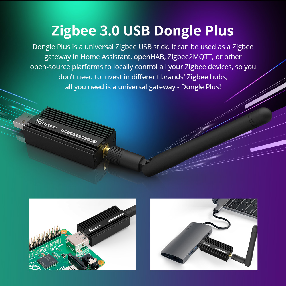 SONOFF Zigbee 3.0 USB Dongle P - Smart Home Vimar 评论和价格