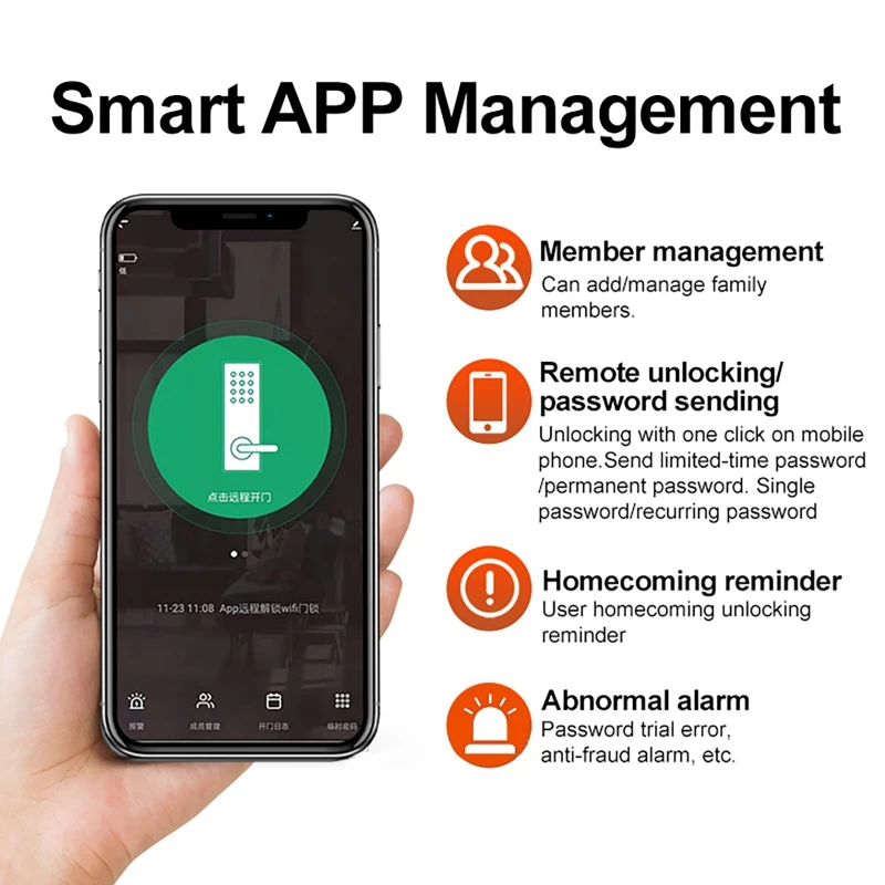 WiFi Remote Control Tuya Smart - Smart Home Door Lock 评论和价格