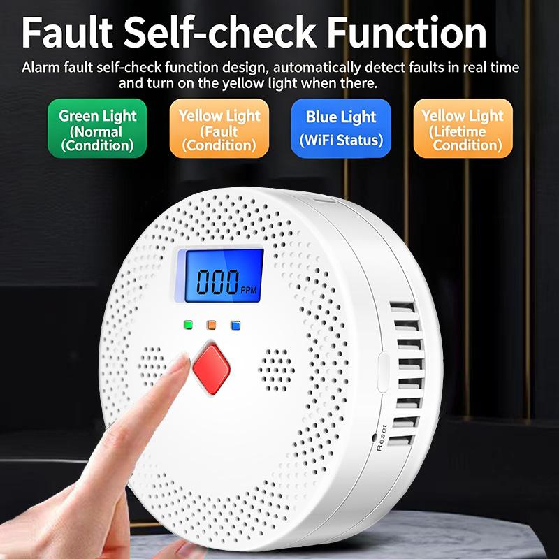 WiFi Smart Carbon Monoxide Det - Smart Home Monitor 评论和价格