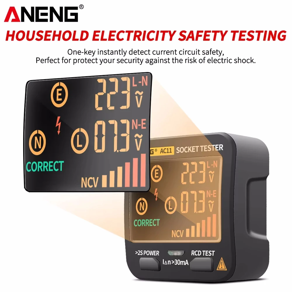 ANENG AC11 Digital Smart Socke - Smart Home Europe 评论和价格