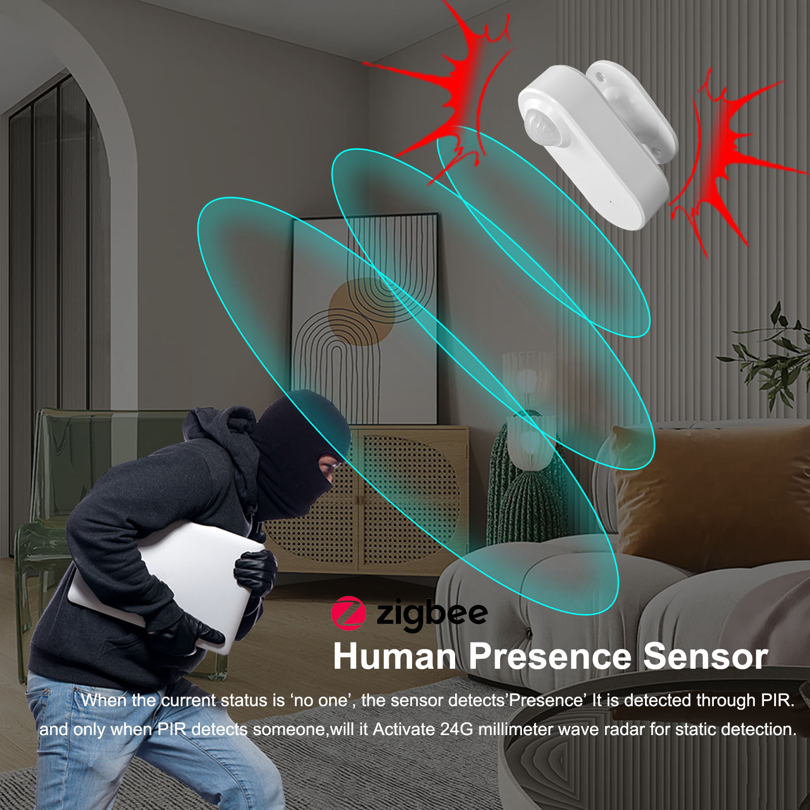 Tuya Human Presence Sensor Sma - Smart Home Features 评论和价格