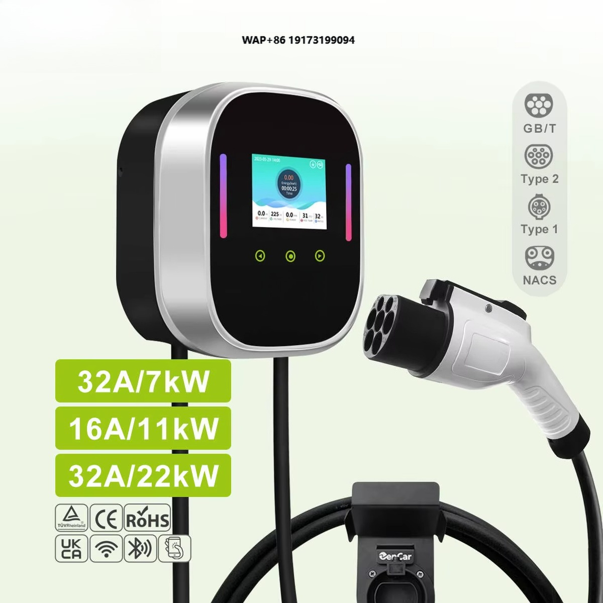 Smart EV Charger Wallbox 22kW  - Smart Home Wifi 评论和价格