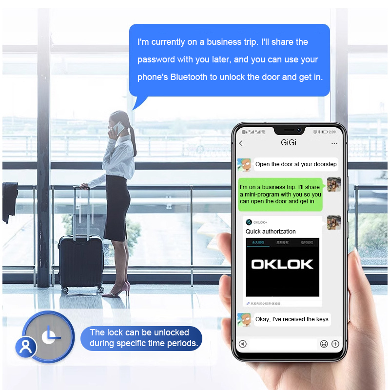 Intelligent Padlock Hang Desig - Smart Home Door Lock 评论和价格