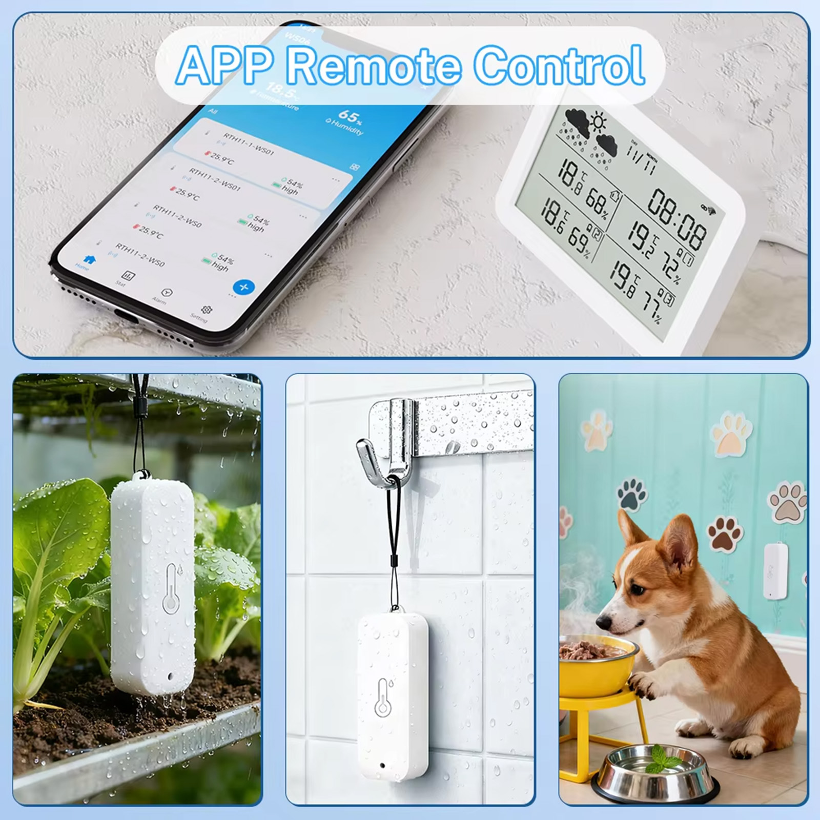 Tuya WiFi+RF433 Weather Statio - Smart Home Furniture 评论和价格