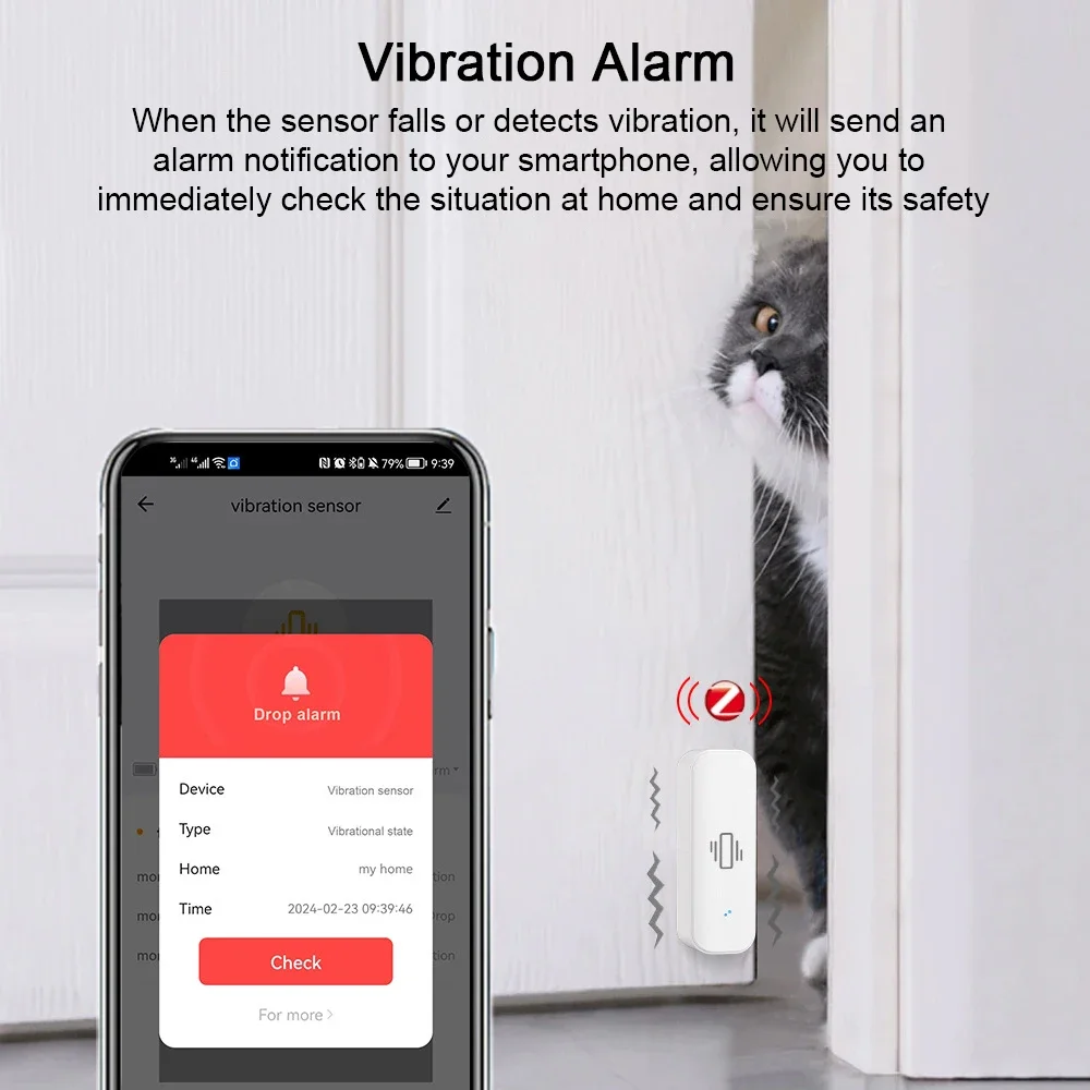 Tuya WiFi/Zigbee Smart Vibrati - Smart Home Monitor 评论和价格