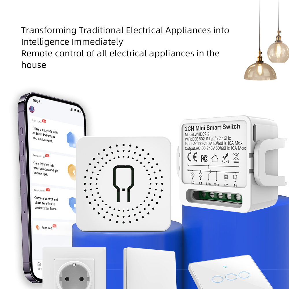 2 Way Tuya Smart Switch 2Gang  - Smart Home Life 评论和价格