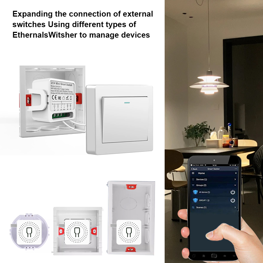 2 Way Tuya Smart Switch 2Gang  - Smart Home Life 评论和价格