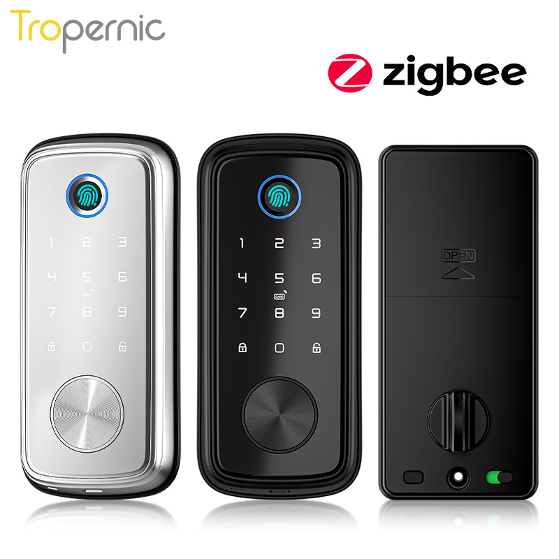 Tuya Zigbee Door Deadbolt Lock - Smart Home Door Lock 评论和价格