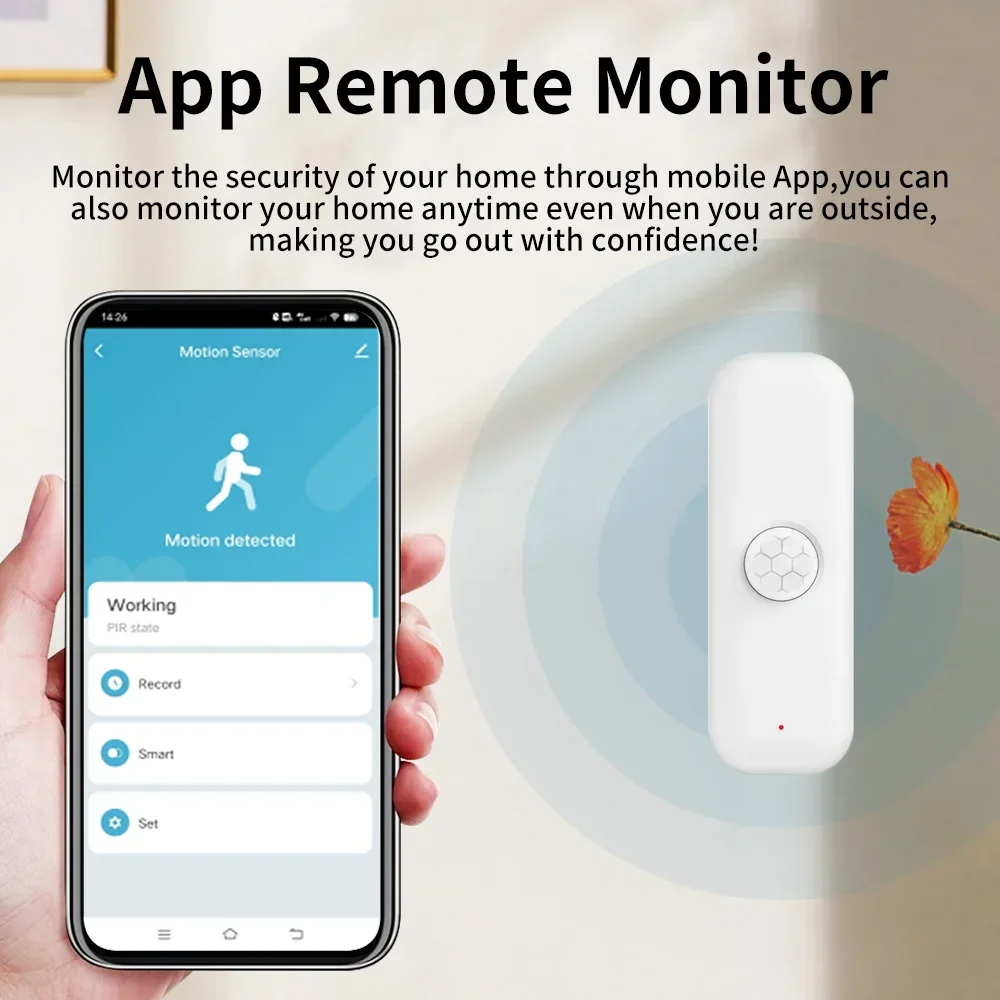 Tuya WiFI Motion Sensor PIR Sm - Smart Home Features 评论和价格