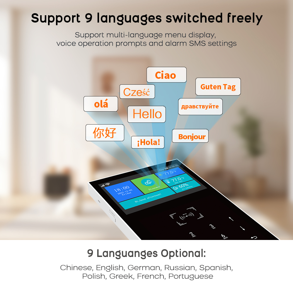 4G GSM WiFi Alarm System Work  - Smart Home Vimar 评论和价格