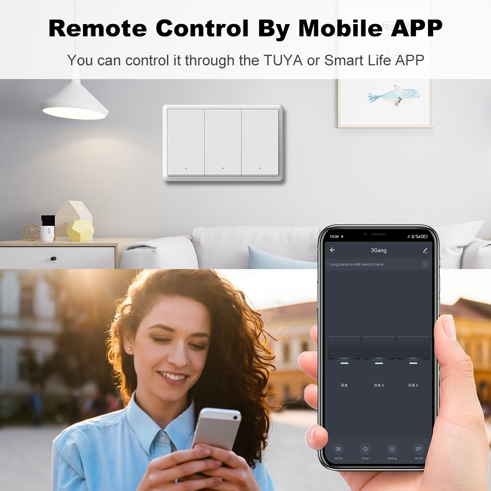 MANHOT ZigBee3.0 Smart Switch  - Smart Home Life 评论和价格